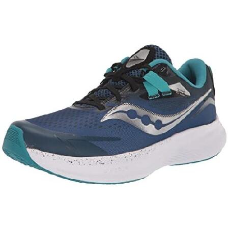 Saucony Ride 15 Sneaker, Blue, 6.5 US Unisex Big K...