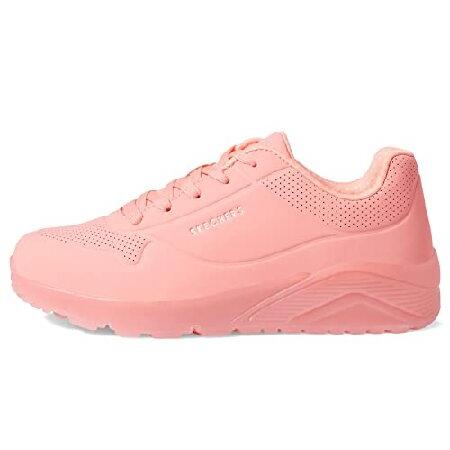 Skechers Kids Girls UNO ICE Sneaker, Coral, 1 Litt...