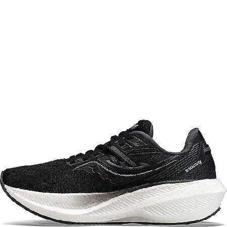 Saucony Men&apos;s Triumph 20 Running Shoe, Black/White...