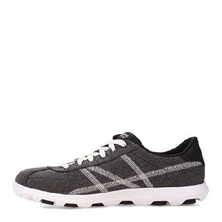 Skechers On-The-Go 2.0 Canvas Lace-Up Black/White ...