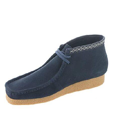 Clarks Men&apos;s Shacre Boot Ankle, Navy Suede, 12