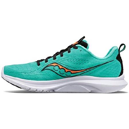 Saucony Men&apos;s Kinvara 13 Sneaker, Cool Mint/Zest, ...