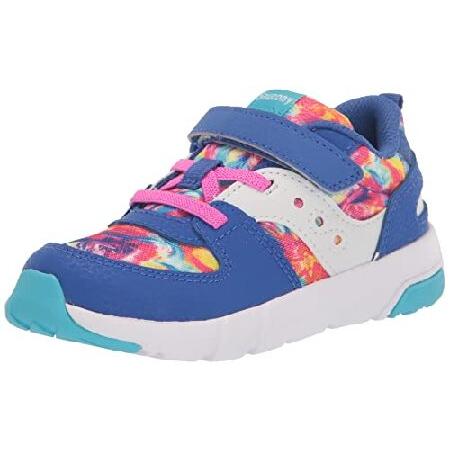 Saucony Jazz Lite 2.0 LX Sneaker, Blue/Swirl, 7 US...