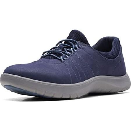 Clarks Adella Stroll Dark Navy Textile 5 B (M)