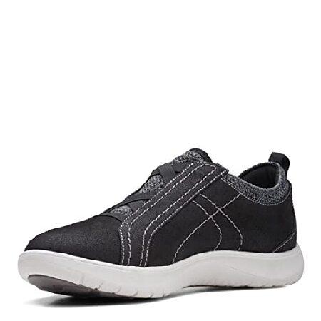 Clarks Adella Trace Black Textile 8.5 D - Wide