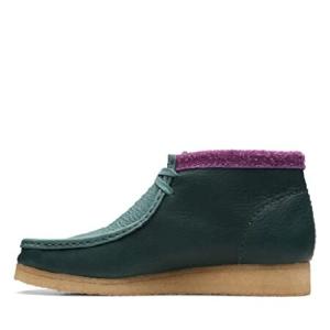 Clarks Men's Wallabee Boot (Green Combination) (us_footwear_size_system, adult, men, numeric, medium, numeric_9_point_5)