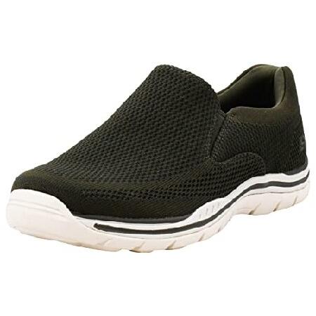 Skechers メンズ Expected Gomel スリッポン ローファー, オリーブ, 10....