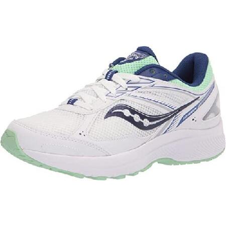Saucony Women&apos;s Cohesion 14 Road Running Shoe, Whi...