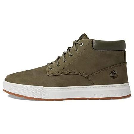 Timberland Maple Grove レザーチャッカ, ダークグリーンヌバック, 12