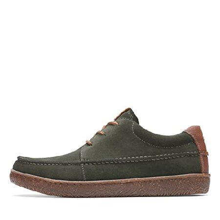 Clarks Men&apos;s Hodson Moc Oxford, Olive Suede, 7.5 W...