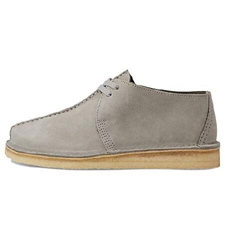 Clarks (クラークス) メンズ デザートトレック モカシン, チャコールグレーヌバック, 24...