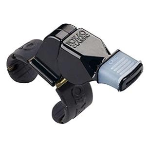 (Black) - Fox 40 Classic CMG Official Finger Grip Whistle｜awa-outdoor
