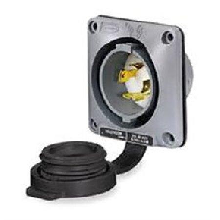 Hubbell HBL2715SW AC インレット NEMA L14-30 オス ブラック