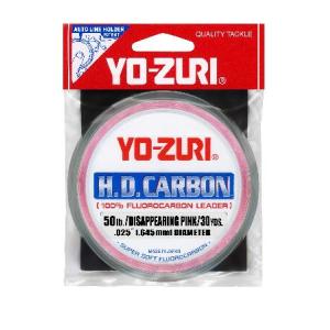 (23kg, Pink) - Yo-Zuri 30-Yard HD Fluorocarbon Leader, Pink, 23kg｜awa-outdoor