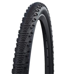 Schwalbe CX Comp 700X38C Wired Tyre with Puncture Protection Reflective S/Wall 550g (40-622) - Black｜awa-outdoor