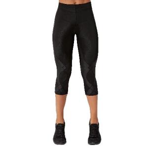 (Large, Black) - CWX Women's 74669 StabilyX 3/4 Tights
