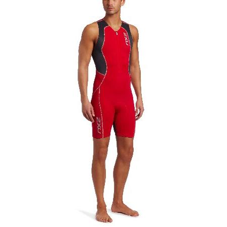 2XU メンズ Comp Trisuit M レッド