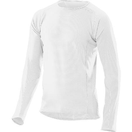 2XU Men&apos;s Carbon X-Long Sleeve Top, White, Large