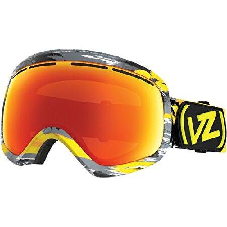 VonZipper Sky Lab Spherical Snow Goggle, Yellow/Lu...