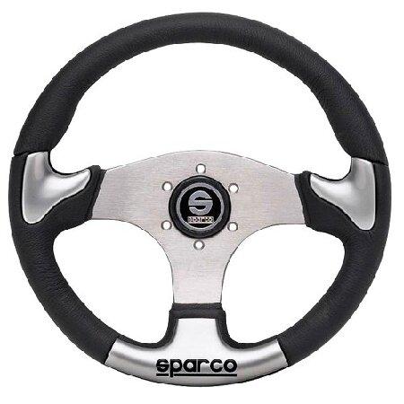 Sparco 015THPUGR345 ステアリングホイール (Strwhl P 222 シルバー)