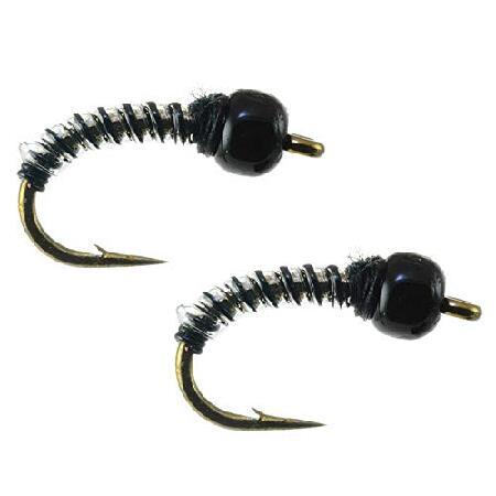 Umpqua Tube Midge Tungsten Black 2 Pack 22