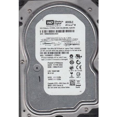 wd800jd-22msa1、DCM hbbantjch、Western Digital 80 GB...