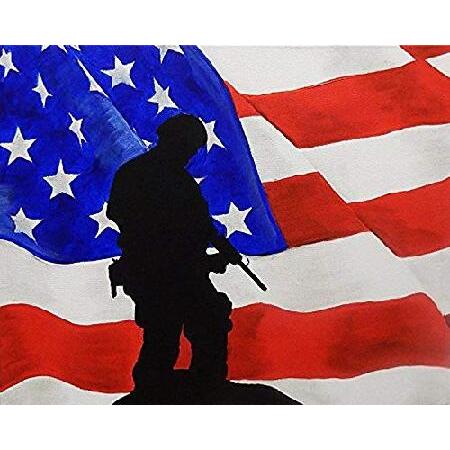 buyartforless Freedom 16x12 アートプリントポスター アメリカプライドソル...