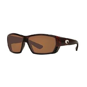 Costa Del Mar メンズ 06s 7008 長方形サングラスリーダー, ターコイズ, 62 mm