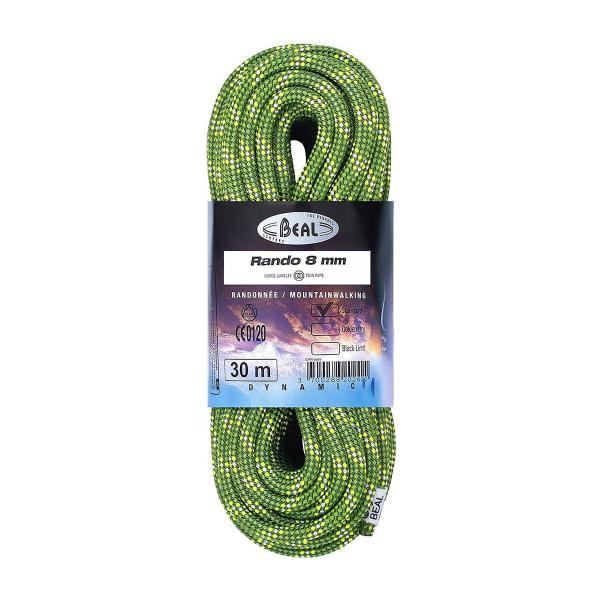 Beal Rando Rope - 8mm Green, 30m