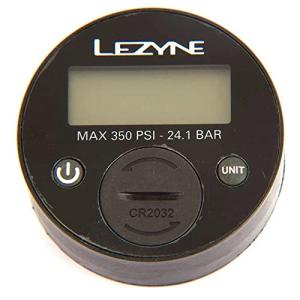 Lezyne 350 PSIデジタルゲージバイクポンプアクセサリー、ブラック、2.5インチ｜awa-outdoor