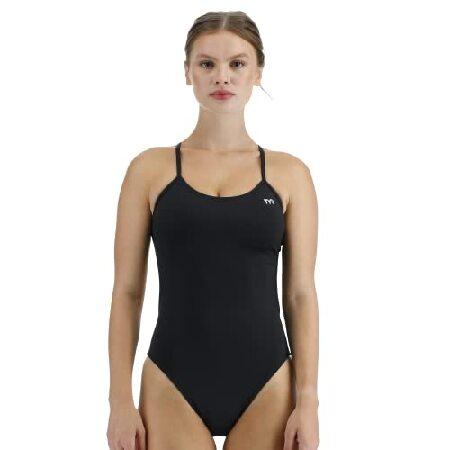TYR tfdus7 aレディースDurafast Elite cutoutfit水着 カラー: ブ...