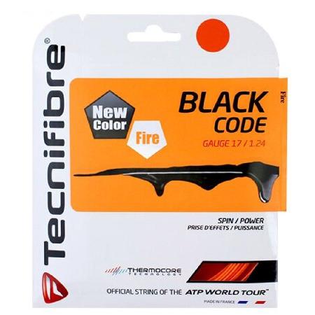 テクニファイバー(Tecnifibre) テニス ストリング BLACK CODE 1.24mm T...