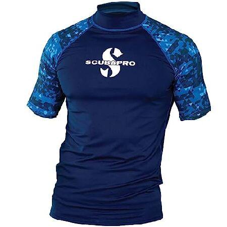 (Medium, Aegean) - ScubaPro Men&apos;s UPF 50 Short Sle...
