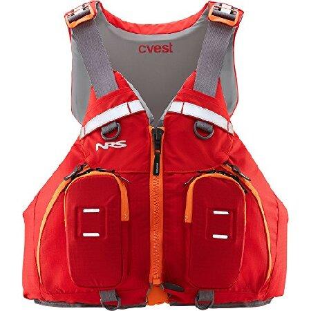 NRS cVest ライフジャケット (PFD)-レッド-XL/XXL