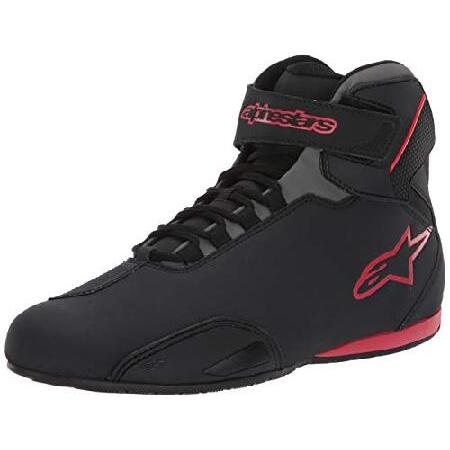 Alpinestars メンズ Sektor Street オートバイシューズ ブラック/グレー/レ...