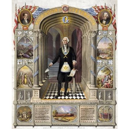 George Washington フリーメイソンポスタープリント Science Source (...
