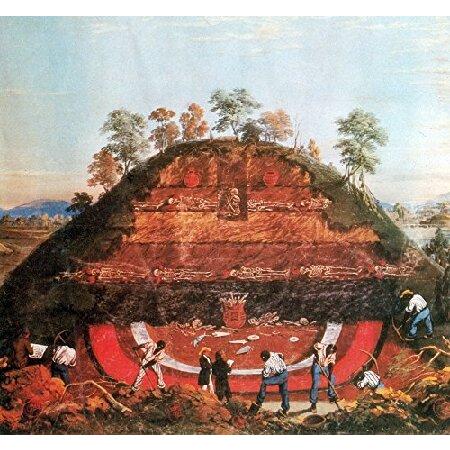 Excavation of Indian Mound 1850 Poster Print by Sc...