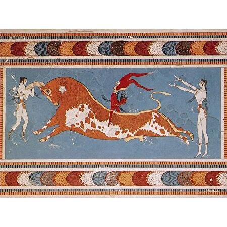 Minoan Rote of Passage Bull-Leaping Poster Print b...