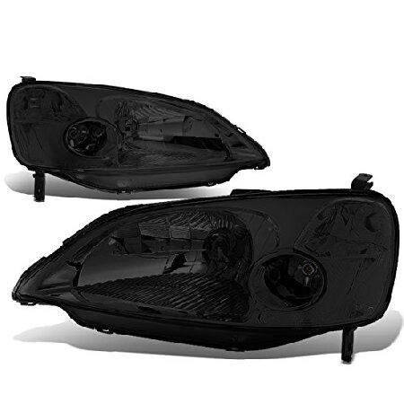 DNA MOTORING HL-OH-HC01-SM-CL1 スモークレンズ ヘッドライト 交換用 ...