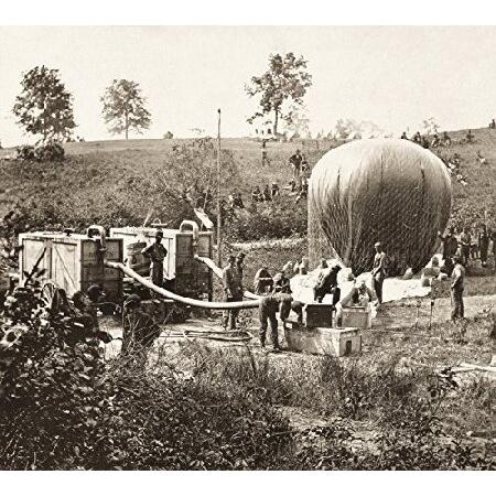 南北戦争バルーン 1862年 Nprofessor Thaddeus Sobieski Coulin...