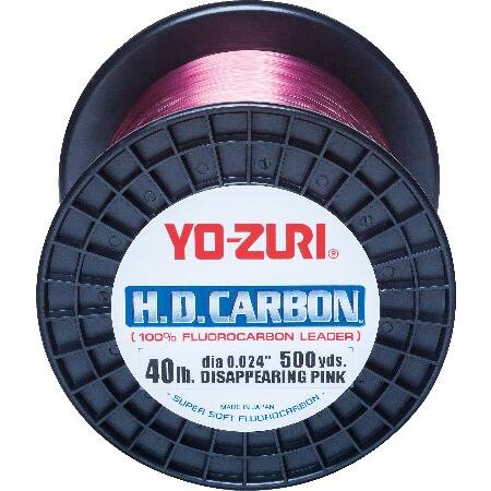 Yo-Zuri H.D.カーボンフルオロカーボン100% リーダー 500ヤード 60ポンド 458...