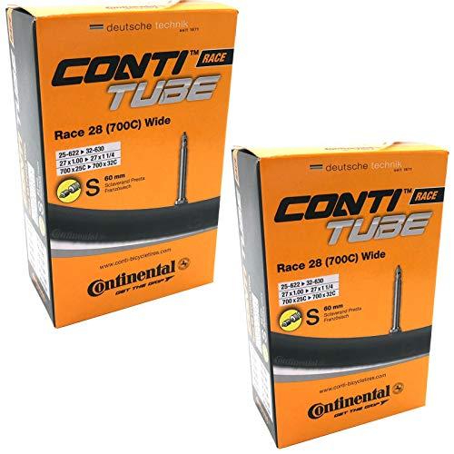 Continental Race 28 700 x 25-32c 自転車インナーチューブ Prest...