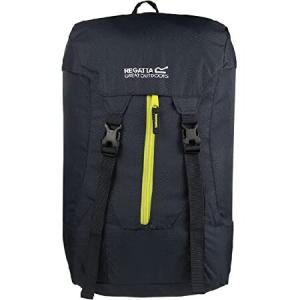 Regatta Easypack II Pack Away 25 Litre Lightweight Rucksack, Ebony/Neonsp, Unique｜awa-outdoor