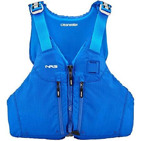 NRS クリアウォーターカヤック ライフジャケット (PFD)-ブルー L/XL