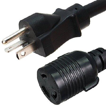 NEMA 5-20P to L5-30R Plug Adapter - 1 Foot, 20A/12...