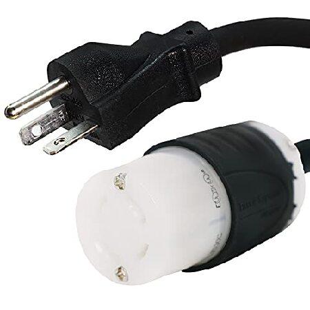NEMA 6-20P to L15-30R Power Cords - 20A/250V, 12/3...