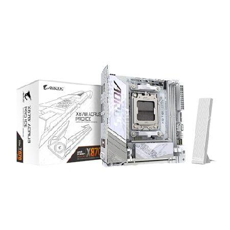 GIGABYTE X870I AORUS PRO ICE - AMD Ryzen 用 ホワイト色 M...