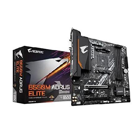GIGABYTE B550M AORUS ELITE マザーボード MicroATX [AMD B5...