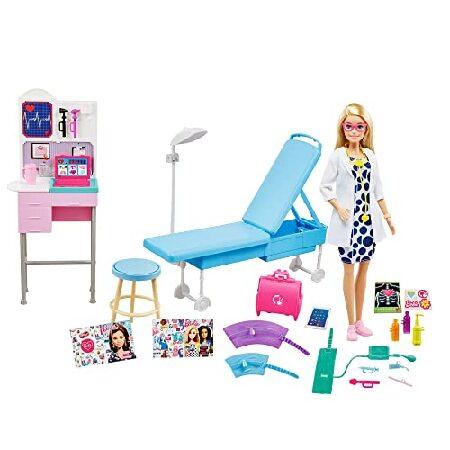 バービー(Barbie) バービーとおしごと! しんさつのどうぐがいっぱい おいしゃさんセット 【3...