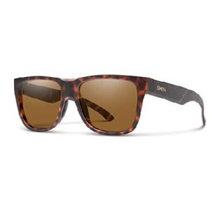 SMITH Lowdown 2 Sunglasses - Performance Sports Active Sunglasses For Running or Everyday Wear - For Men ＆ Women - Matte Tortoise + Brown ChromaPop